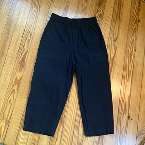 High rise straight leg casual pants